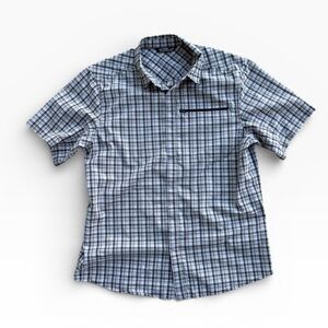 Arc’teryx Kaslo Short Sleeve Button Up Shirt Plaid Gorpcore Outdoor Men’s Large